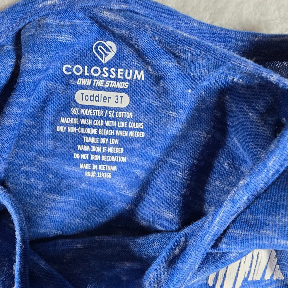 Colosseum Toddler Girls Kentucky Wildcats Janice Tee Heather Royal Blue 3T NWT - Picture 6 of 6